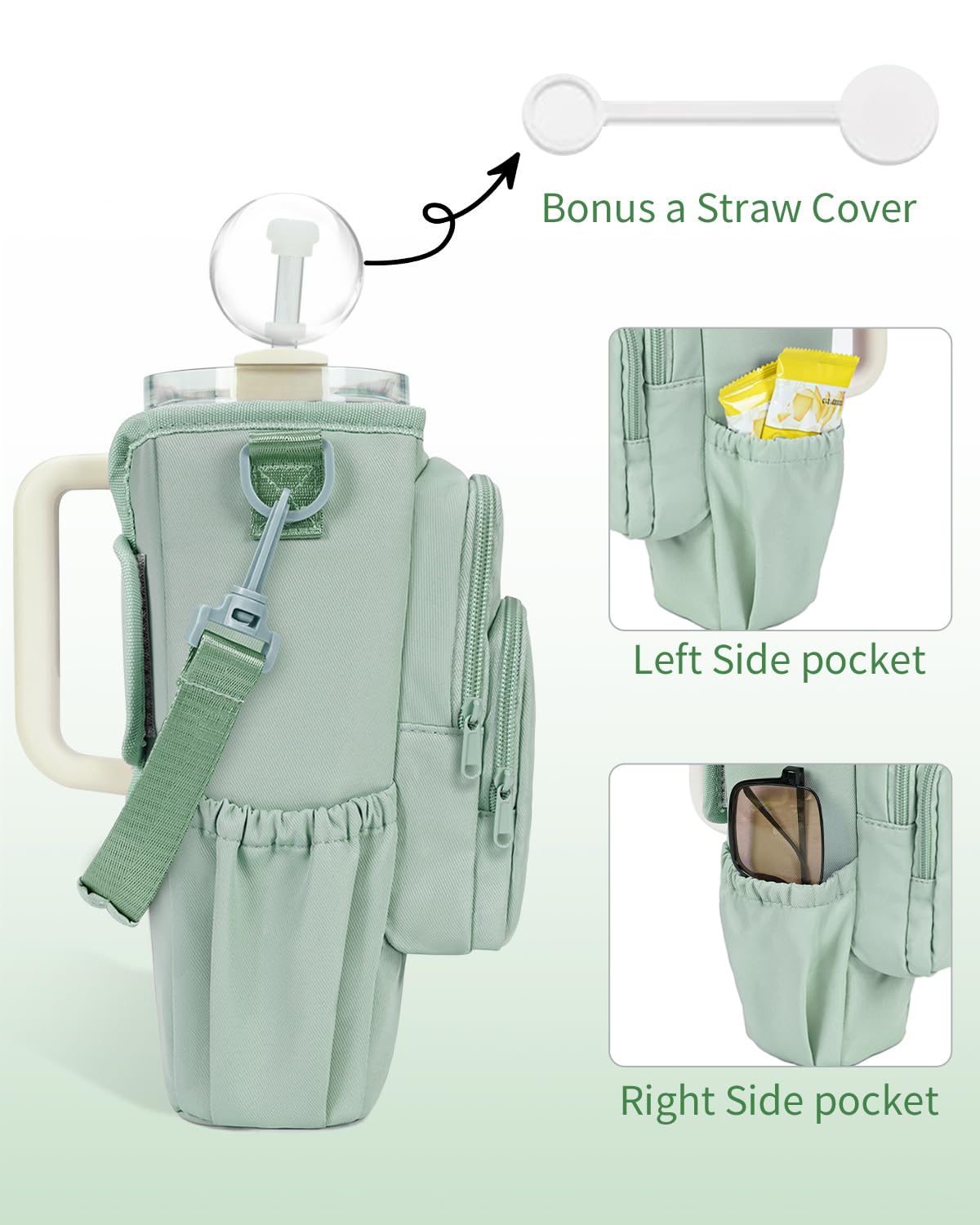 Water Bottle Carrier Bag for 40oz Tumbler