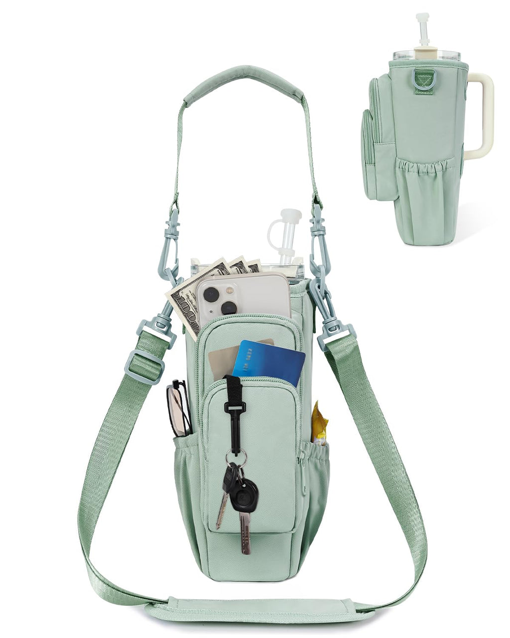 Water Bottle Carrier Bag for 40oz Tumbler