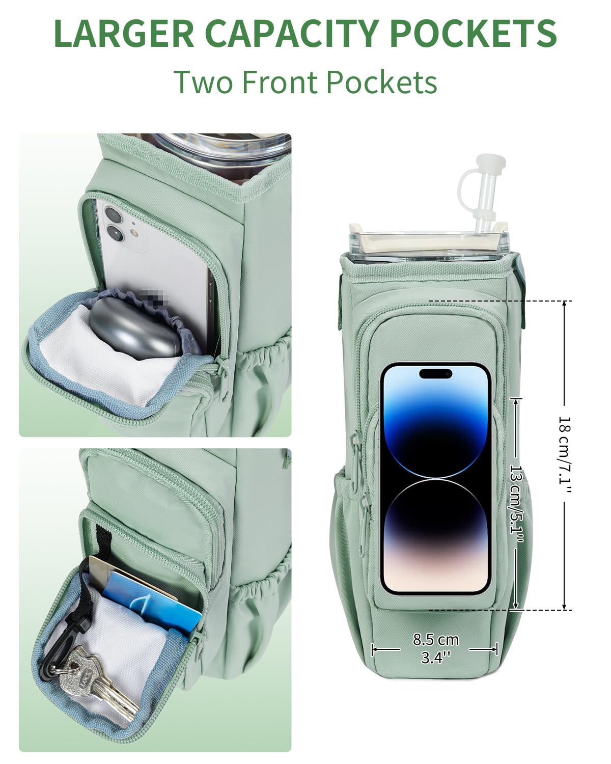 Water Bottle Carrier Bag for 40oz Tumbler